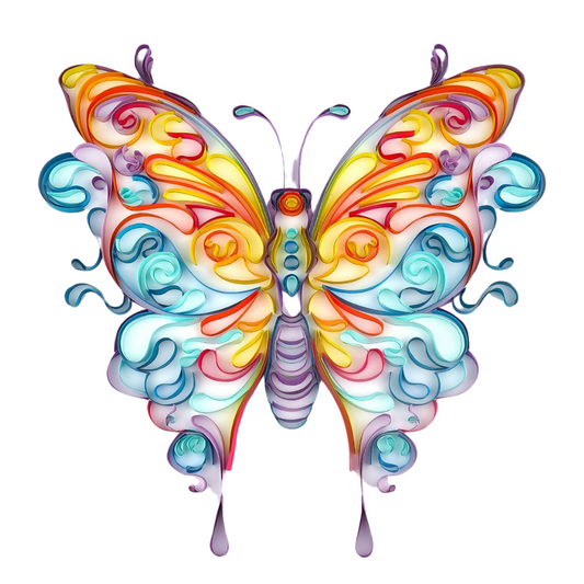 Butterfly Quilling Creativity